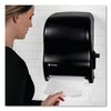 San Jamar Lever Roll Towel Dispenser, Classic, 12.94 x 9.25 x 16.5, Transparent Black Pearl T1100TBK